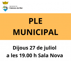 Dijous 27 a les 19h a la Sala Nova